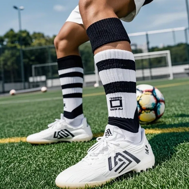 Custom Wholesale Ready Stocking Anti-Slip Soccer Sock Men Cotton Custom Grip Sport Compression Bulk Thick Sports Socks