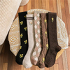 Premium Cotton Knee-High Calf Compression Socks for Comfort