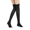 Wholesale Post Op Recovery Socks High Compression Socks Support Therapeutic Graduated Shapewear Socks Medical Grade 2 MID-Calf-Length Socks with Toe Exposed