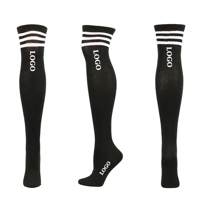 New Fashion Nylon Knee High Running Sport Compression Terry Socks
