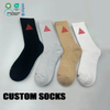Brand Packaging Logo Design Cotton Compression Running Grip Crew Breathable Grip Customized Sports Cushion Custom Socks