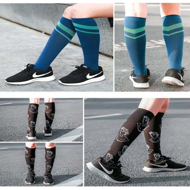 Men′s and Women′s Compression Socks for Long-Distance Flights