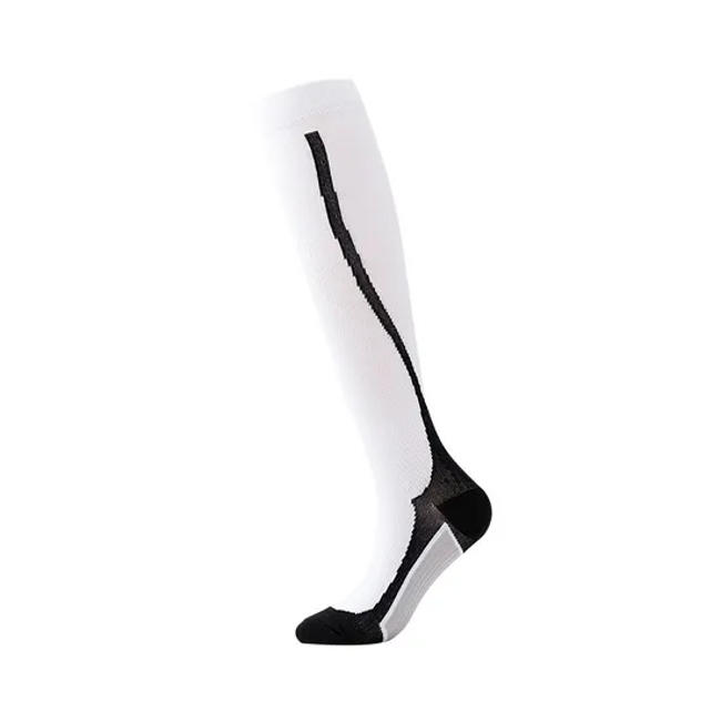 Non-Slip Sports High Stocking Compression Soccer High Elastic Breathable Socks