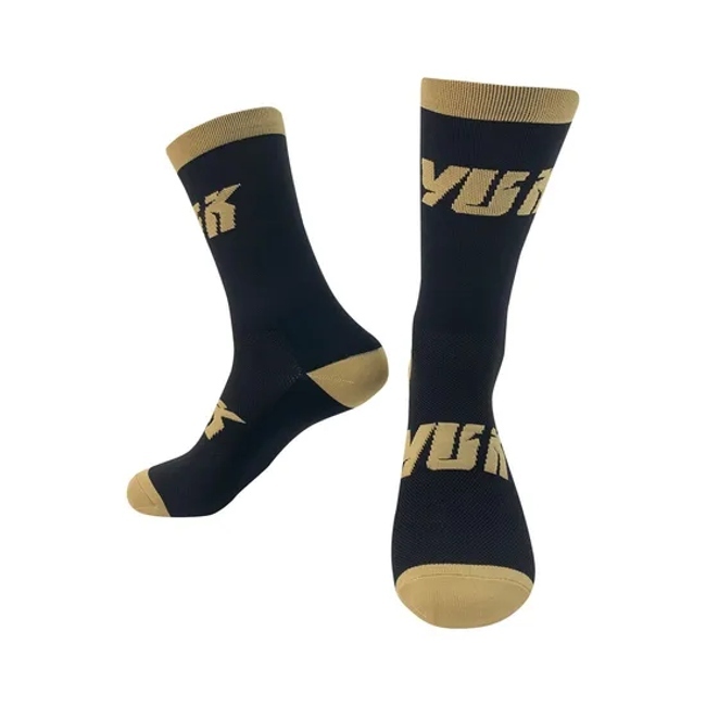 OEM Customized Colored Nylon Socks for Sports Competition Compression Cycling Socks