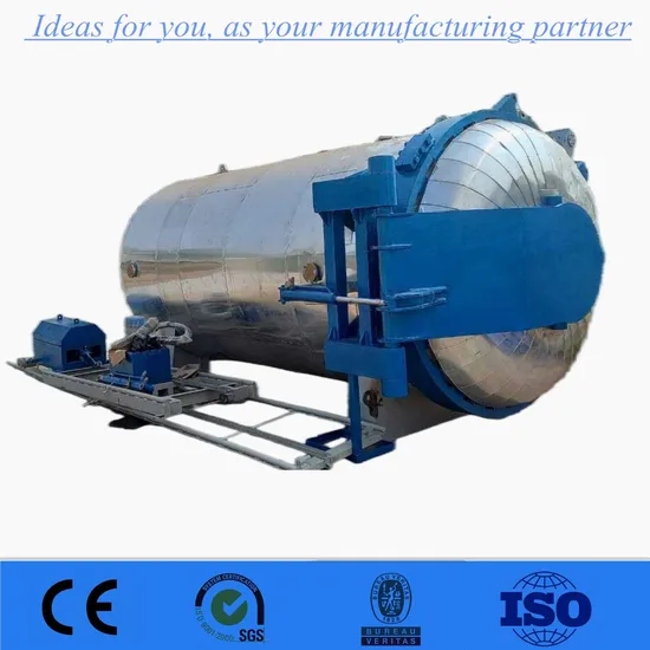 Fully Automated Rubber Vulcanization Autoclave with Indirect Steam Heating