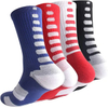 Wholesale Basketball Cushion MID Calf Socks for Football Soccer Running Hiking, Soft & Calf High Crew Socks