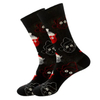Wholesale Custom Logo Short Socks for Men Fluffy Cashmere Embroidery Merino Wool Socks Unisex Sports Socks