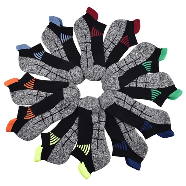 Customized Comfortable Low Cut Compression Sports Socks for Men and Women