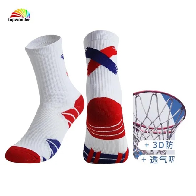 Customize All Types of Dry-Fit Basketball Football Running Cycling Sports Sock at Low Price and High Quality