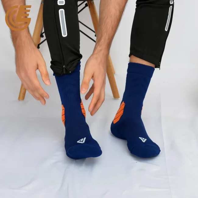 Qlm-319-6 Sports Wear Shupao Brand Hosiery Factory Compression Socks for Man