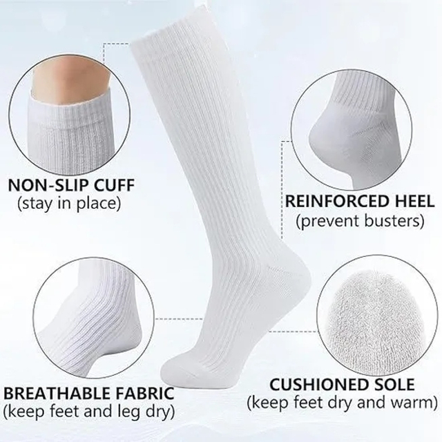 Wholesale Custom Cotton Print Fashion Designer Compression Running Sport Socks