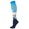 Women Stripe Compression Knee High Socks