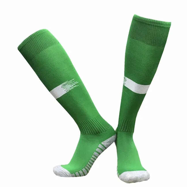 151-C017# Long Anti-Slip Football Training Socks for Men