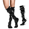 Custom Low MOQ Cartoon Funny Crew Printed Sports Compression Socks