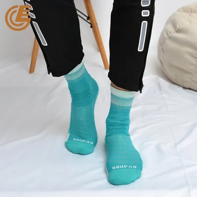 Wholesale Custom High Elasticity Breathable Athletic Fitness Ankle Compression Socks