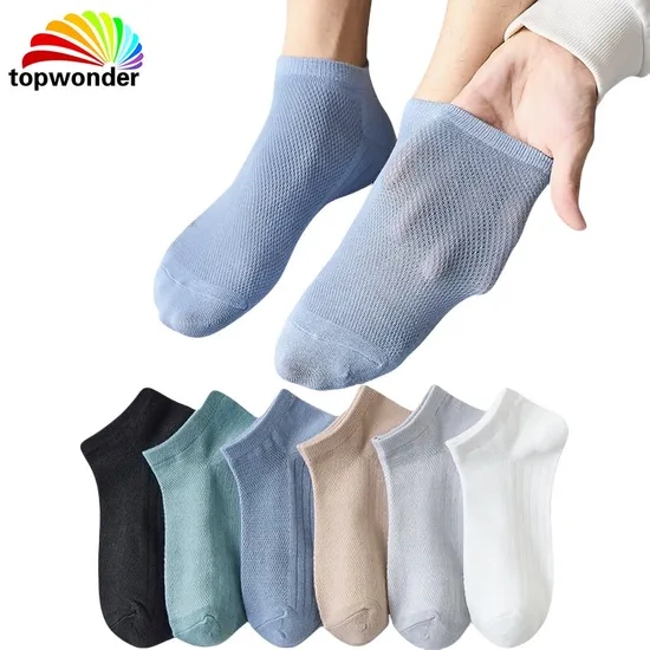 Customize All Colors of Summer Sock Mesh Sock Boat Sock Men′s Boat Sock in Many Colors, Sizes and Material
