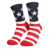 Customize All Sorts of Fashion Sport Sock Casual Sock Stripe USA Flag Sock in Many Designs, Colors, and Material