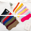 Renaissance Fall Fashion Original Design Retro Crew Socks Embossed Wind Combed Cotton Women s Socks