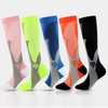 Custom 15-20 20-30mmhg Knee High Compress Socks Custom Logo New Design Fashion Colorful Compression Nurse Socks for Women