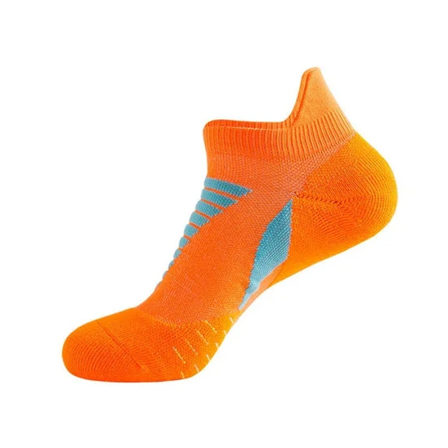 Men Cotton Logo Custom Sports Running Ankle Compression Athletic Socks
