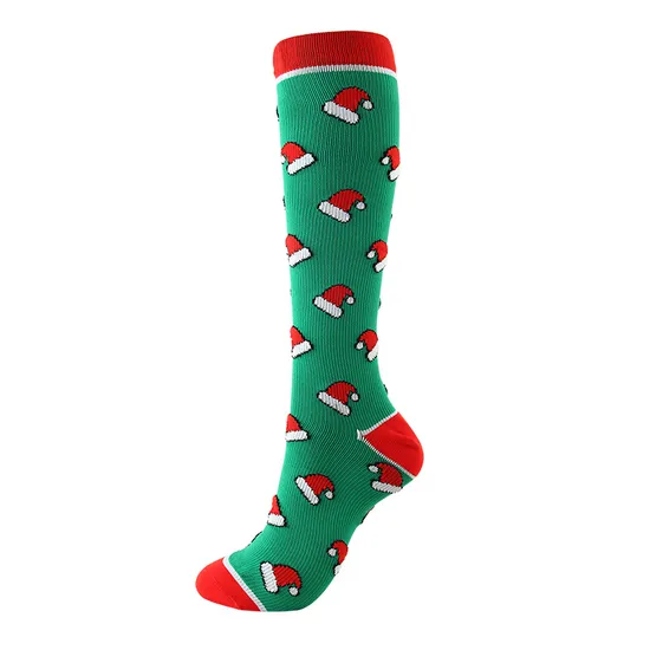 0046 Calf Sports Adult Compression Pressure Socks Over-The-Knee Socks