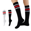 Classic Stripe Knee High Unisex Polyester Nylon Unisex Men and Women Breathable Sweat-Absorbent Compression Sports Socks