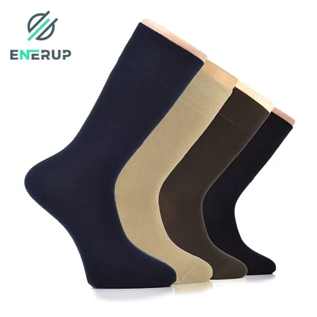 Enerup Breathable Antibacterial Copper MID-Calf Business Socks