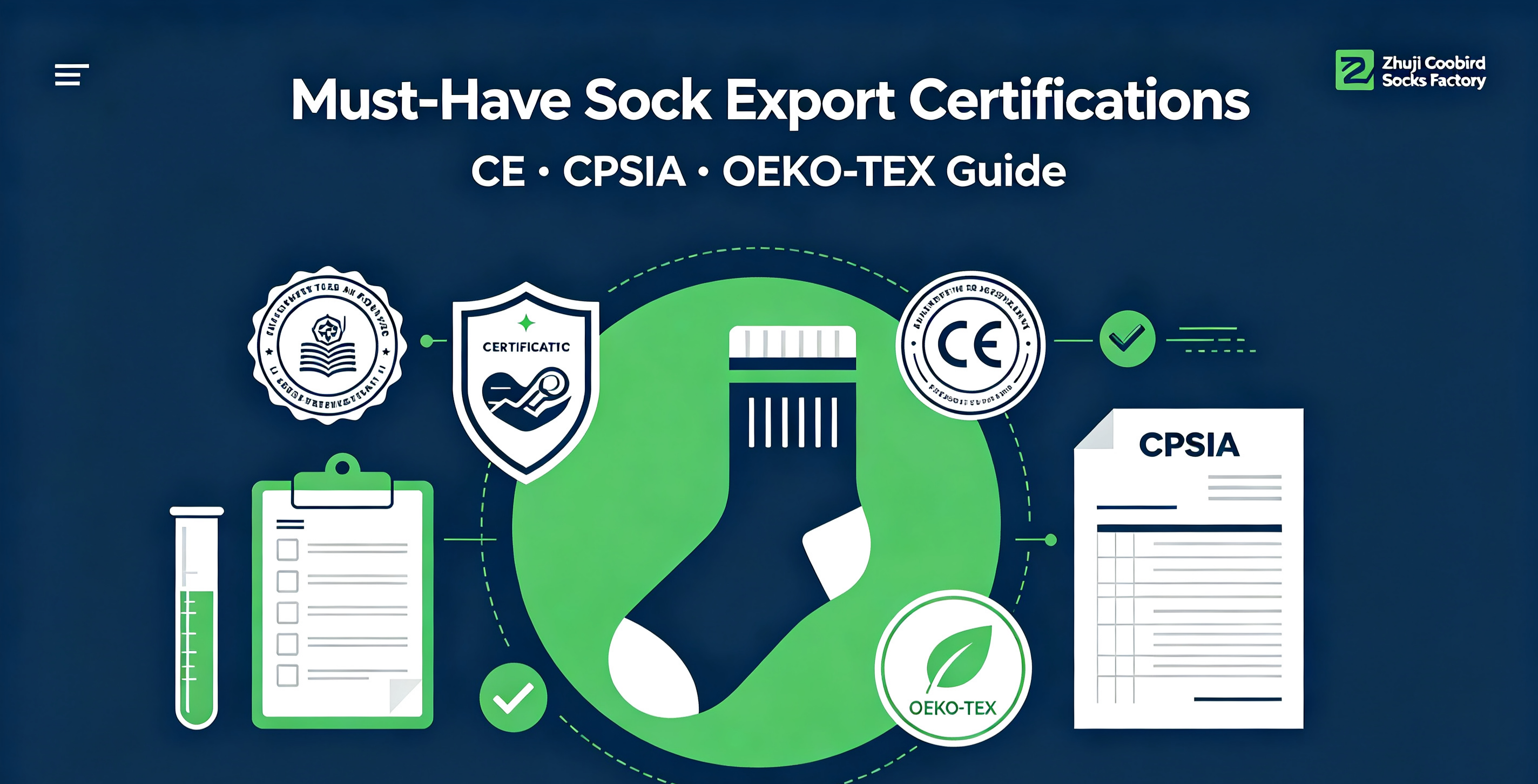 Complete Guide to Socks Export Certifications: All Mandatory & Common Certificates