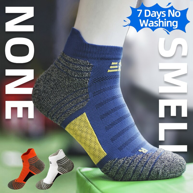 growing buyer Nano Copper Fiber Deodorant Antibacterial Men Socks Running Climbing Summer MTB Cycling Bicycle Basketball Sports 