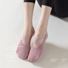Bargain Yoga Socks Women Cotton Silicone Non-slip Pilates Grip Towel No-Show Barre 