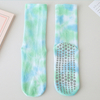 Label Design Women Over Knee High Footless Socks Knitted Stirrup Leg Warmers for Yoga Ballet Dance Training Wear Tight Slim Leg 