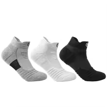 latest model % Cotton Men Sport Socks Thick Outdoor Running Socks Football Basketball Wicking Breathable Sock Long Short Style 