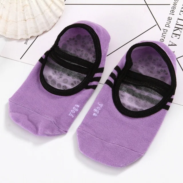 personal use Mid Solid Color New Simple Calf Yoga Socks Pilates Socks Silicone Non-slip Fitness Socks Indoor Dance Gymnastic 