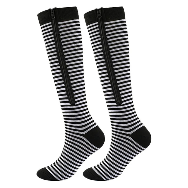bespoke products Compression Socks Zipper Varicose Socks Outdoor Running Fitness Hiking Sports Socks Medical Care Anti Fatigue 