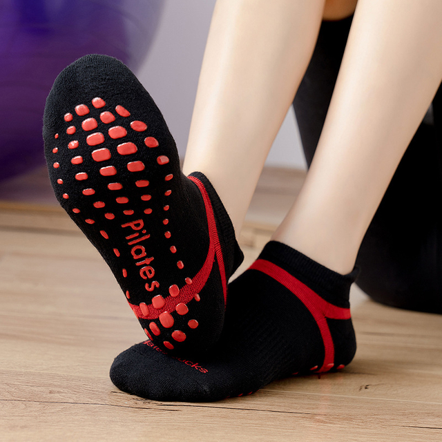 New Product Plus Size Yoga Pilates Socks Women Men Sport Terry Cotton Anti-Slip Compression Fitness Gym Dance Playground Floor 