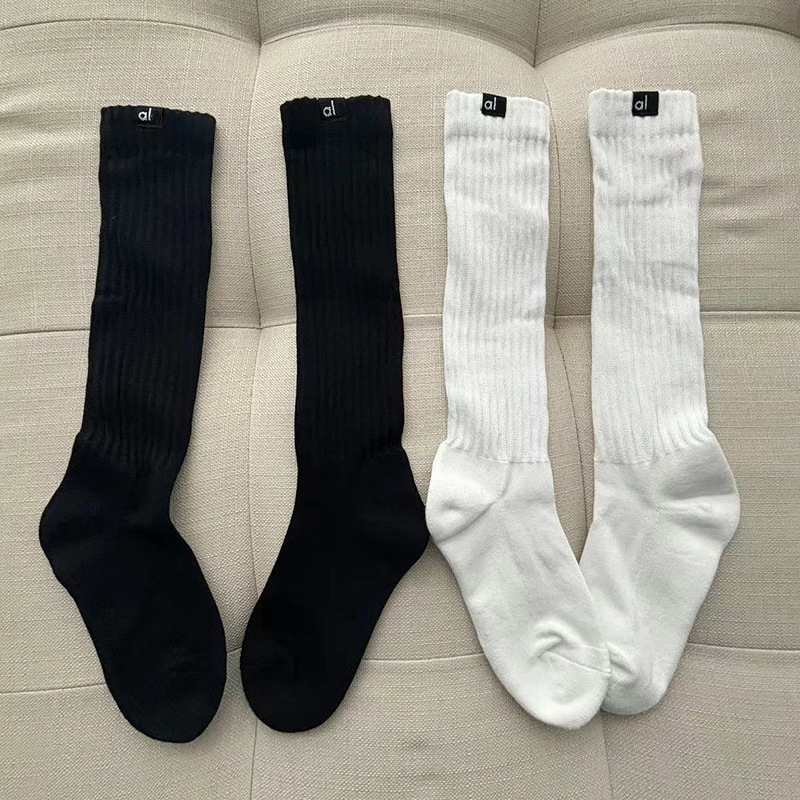 retailer AL Unisex Cotton Socks Mid-tube Sports Socks Floor Soft Breathable Socks Pilates Fitness 