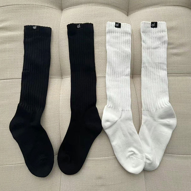 retailer AL Unisex Cotton Socks Mid-tube Sports Socks Floor Soft Breathable Socks Pilates Fitness 