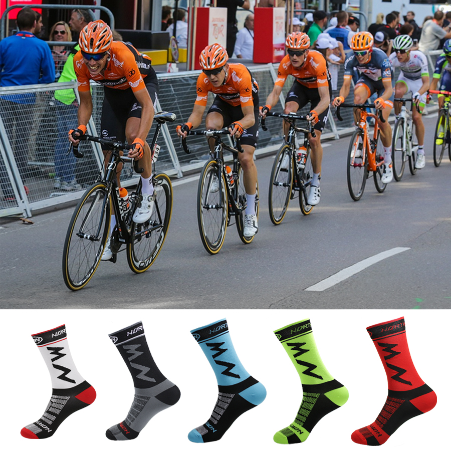 Low-cost Breathable Sports Socks for Running Mountain Bike Outdoor Sport Anti skid Shock Absorbing Thickened Wear 