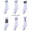 Wholesale Low MOQ Cotton Crew Unisex Men Women Children Custom Logo Sports Socks