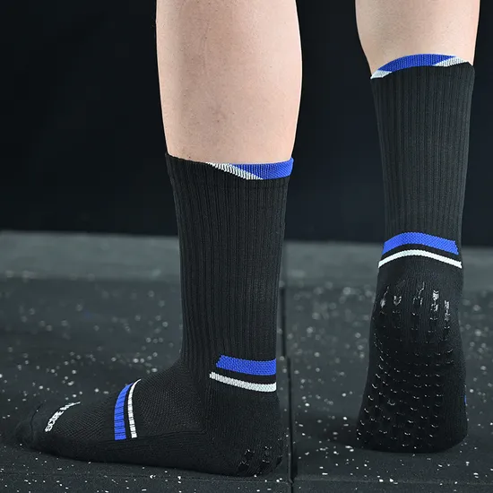Customized Sport Football Tape Grip Socks Custom Logo Knitted High Quality Soccer Football Socks