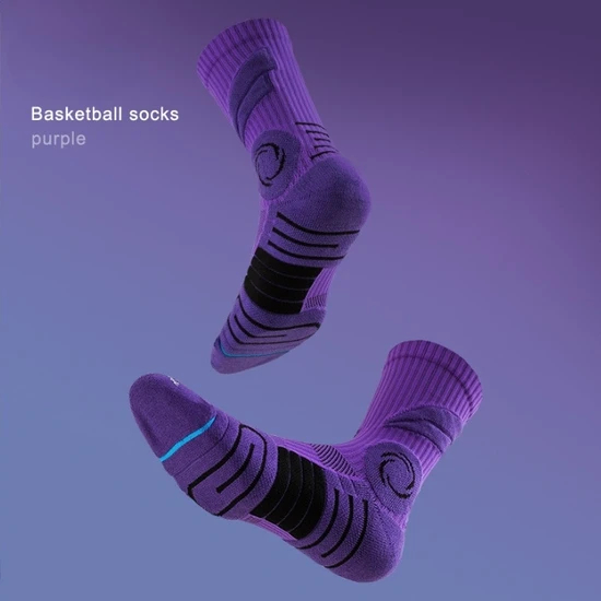 Elite Performance Elite Basketball Socks with Towel Bottom