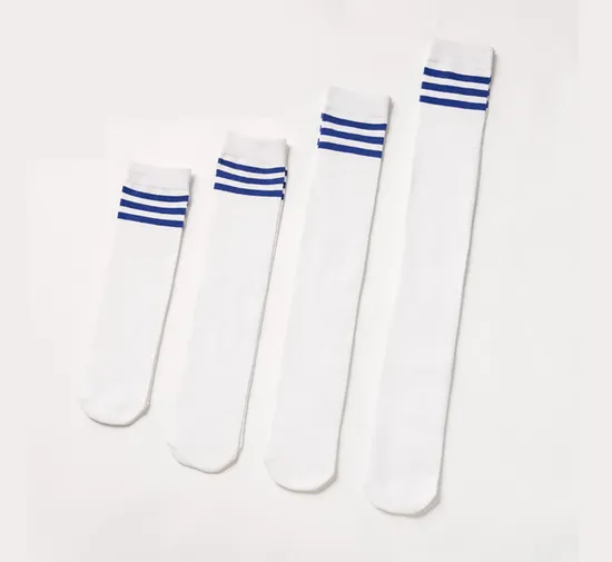 High Quality White Black Wholesale School Cotton Socks