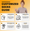 Unisex Funny Mismatch Socks for Gifts Hipster Design Ab Cotton Socks