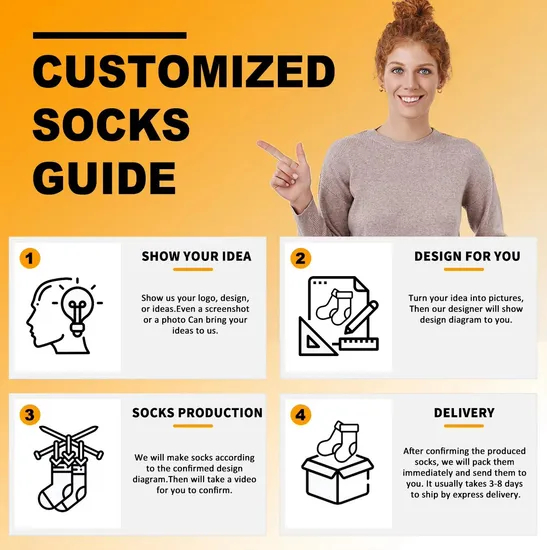 Free Design & Mock-up Made Own Pattern Cotton Men Sock Custom Labels Sock Custom Logo Private Label Socks