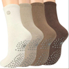 Wholesale Cotton Crew Women Custom Design Logo Anti-Slip Gym Grip Pilates OEM Yoga Socks