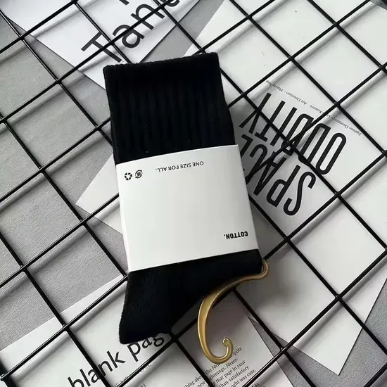 High Quality Custom Logo Socks Manufacturer Sokken Calcetines Sock-Stocking White Happy Funny Unisex Crew Sports Custom Design Cotton Men Socks