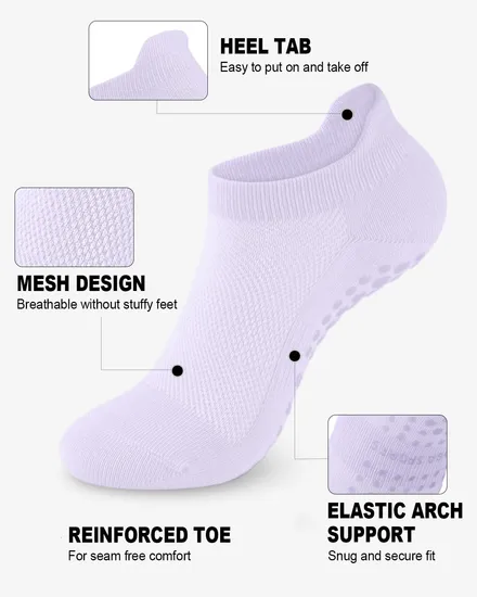 High Quality Non Slip Custom Design Ruffle Yoga Anti Slip Grip Wholesale Ballet Bows Pilates Socks