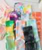 Fashion Hot Sale Custom Embroidery Logo Tie Dyed Anti Slip Resistant Crew Sports Summer Indoor Ladies′ Fitness Dancing Pilates Yoga Socks
