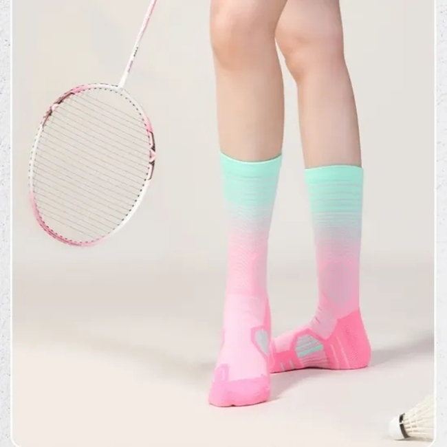 Men′s and Women′s Thickened Basketball Socks / Trendy Cushioned Crew Socks
