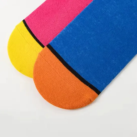 in-Stock and Custom Unisex Colored Cotton Socks Trendy Jacquard Cartoon Socks